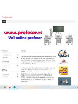 web sajt profesor.rs